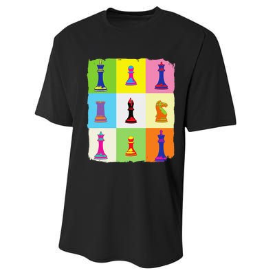 Chess Chess Club Chess Art Performance Sprint T-Shirt