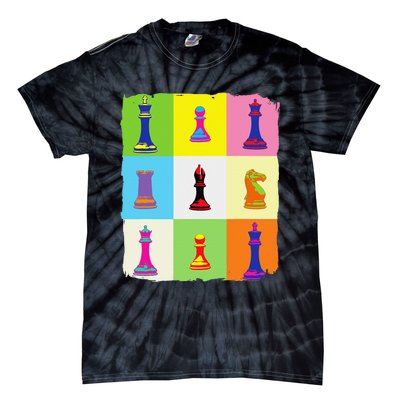 Chess Chess Club Chess Art Tie-Dye T-Shirt