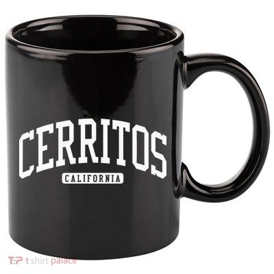 Cerritos California Ca College University Style 11oz C Handle Ceramic Mug