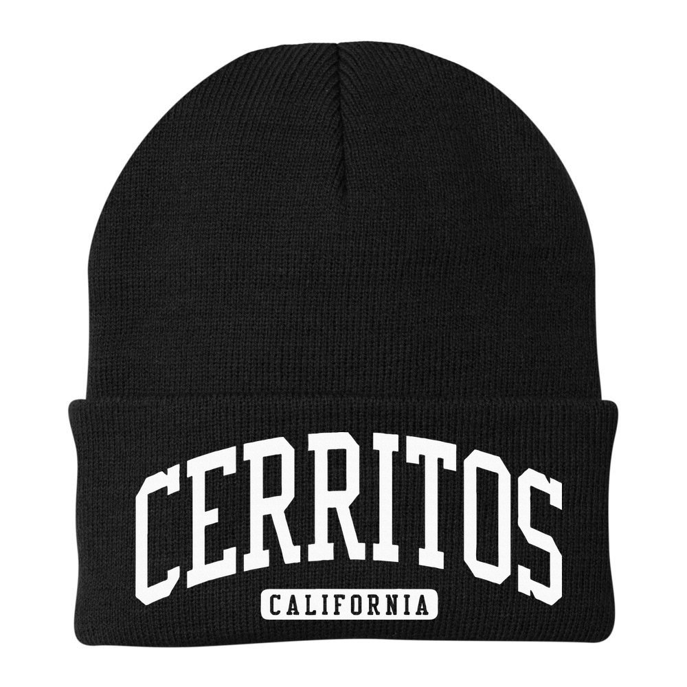 Cerritos California Ca College University Style Beanie