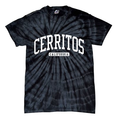 Cerritos California Ca College University Style Tie-Dye T-Shirt