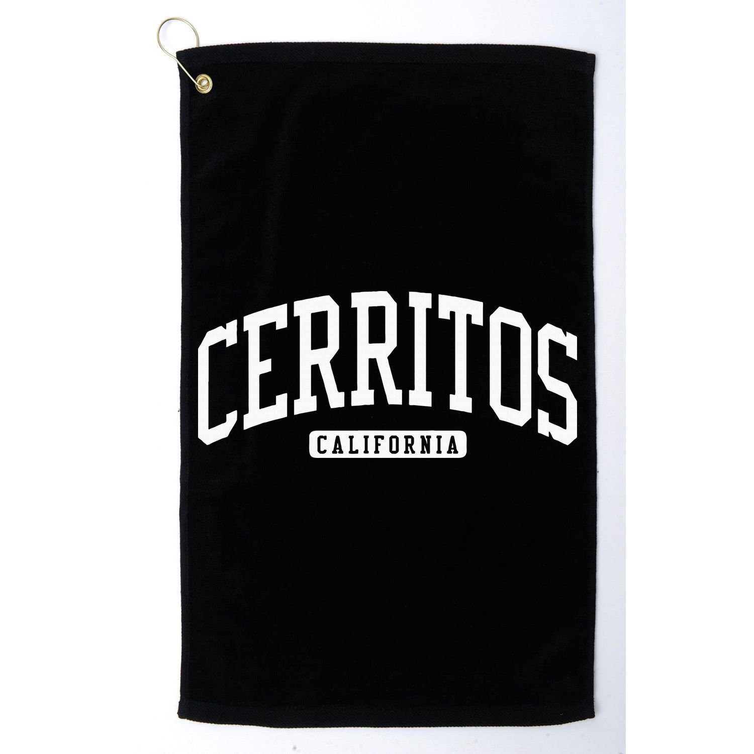 Cerritos California Ca College University Style Golf Towel