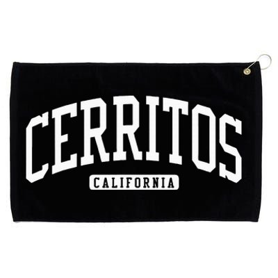 Cerritos California Ca College University Style Grommeted Golf Towel