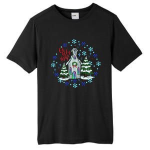 Cute Christmas Christian Mom Graphic Oh Holy Night Gift Tall Fusion ChromaSoft Performance T-Shirt