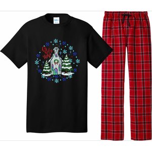 Cute Christmas Christian Mom Graphic Oh Holy Night Gift Pajama Set