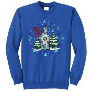 Cute Christmas Christian Mom Graphic Oh Holy Night Gift Tall Sweatshirt