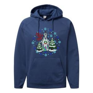 Cute Christmas Christian Mom Graphic Oh Holy Night Gift Performance Fleece Hoodie