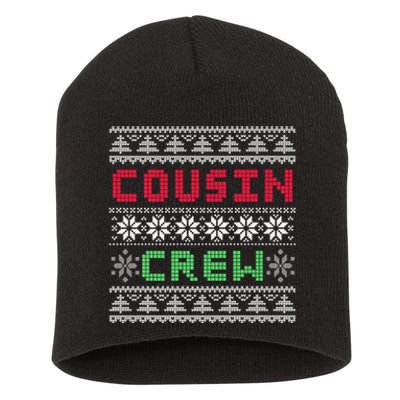 Cousin Crew Christmas Ugly Sweater Pajamas Family Xmas Short Acrylic Beanie