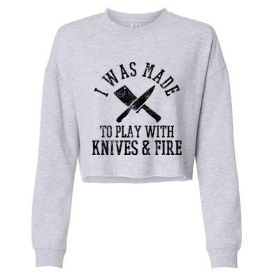 Culinary Chef Cook Gift Cropped Pullover Crew