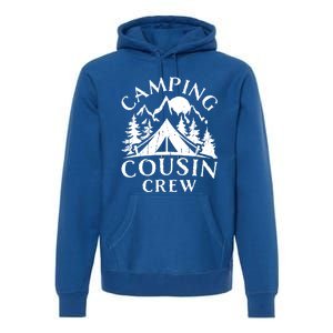 Camping Cousins Crew Family Reunion Road Trip Matching Great Gift Premium Hoodie