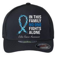 Colorectal Cancer Colon Cancer Blue Ribbon Flexfit Unipanel Trucker Cap