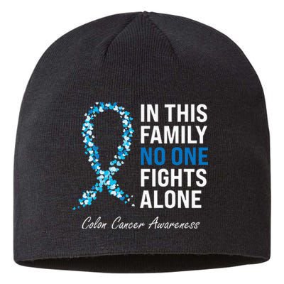 Colorectal Cancer Colon Cancer Blue Ribbon Sustainable Beanie