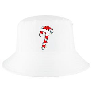 Christmas Candy Cane Santa Xmas Cool Comfort Performance Bucket Hat