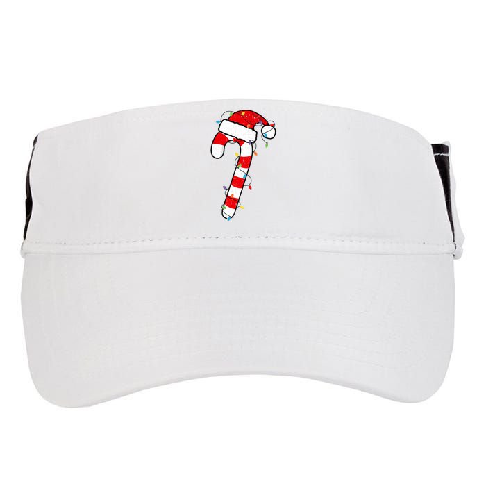 Christmas Candy Cane Santa Xmas Adult Drive Performance Visor