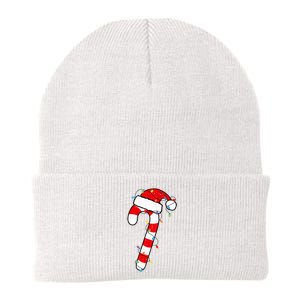 Christmas Candy Cane Santa Xmas Knit Cap Winter Beanie