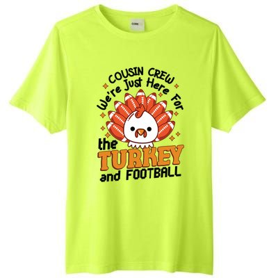 Cousin Crew Cute Turkey Football Feathers Happy Thanksgiving Gift Tall Fusion ChromaSoft Performance T-Shirt