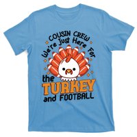 Cousin Crew Cute Turkey Football Feathers Happy Thanksgiving Gift T-Shirt