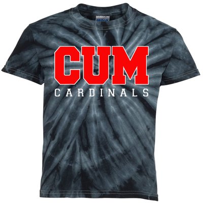 Cum C.A.R.D.I.N.A.L.S Christian University Michigan Kids Tie-Dye T-Shirt