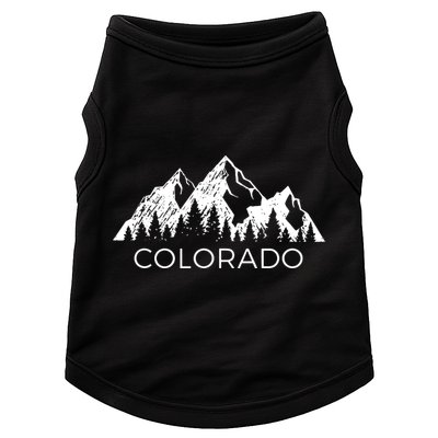 Colorado Cool Colorado Rocky Mountains Doggie Tank