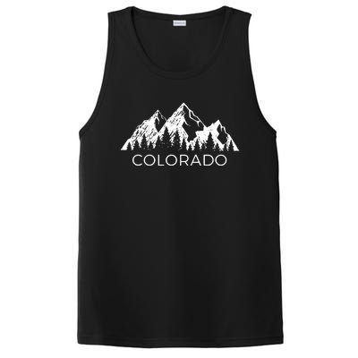 Colorado Cool Colorado Rocky Mountains PosiCharge Competitor Tank