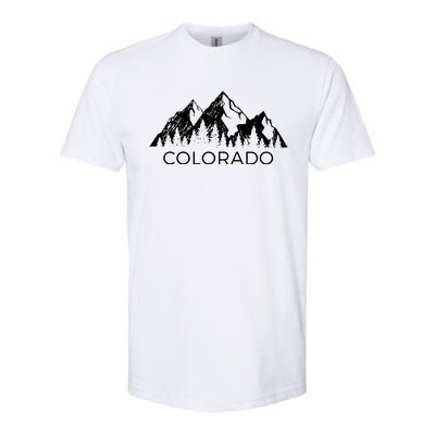 Colorado Cool Colorado Rocky Mountains Softstyle® CVC T-Shirt