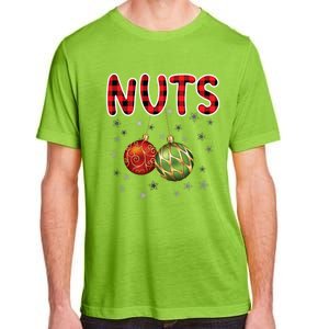 Christmas Couples Chestnuts Chest Nuts Funny Matching Xmas Funny Gift Adult ChromaSoft Performance T-Shirt