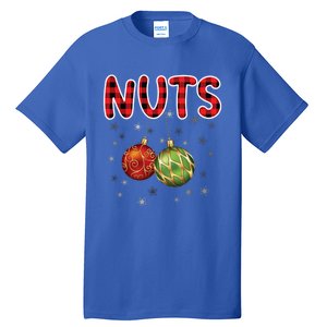 Christmas Couples Chestnuts Chest Nuts Funny Matching Xmas Funny Gift Tall T-Shirt