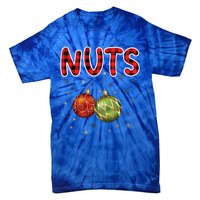 Christmas Couples Chestnuts Chest Nuts Funny Matching Xmas Funny Gift Tie-Dye T-Shirt