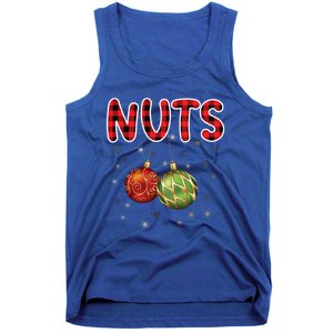 Christmas Couples Chestnuts Chest Nuts Funny Matching Xmas Funny Gift Tank Top