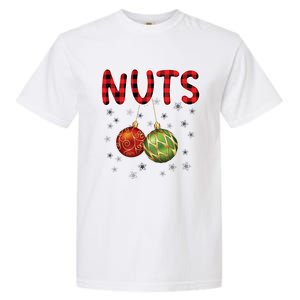 Christmas Couples Chestnuts Chest Nuts Funny Matching Xmas Funny Gift Garment-Dyed Heavyweight T-Shirt