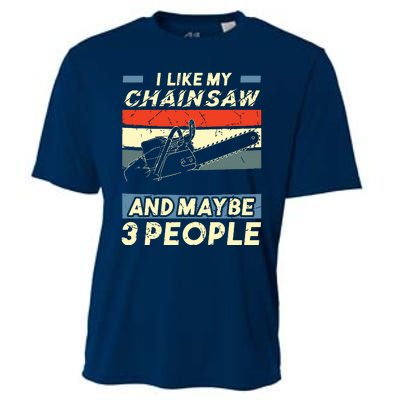 Chainsaw Carving Carpentry Joiner Cabinet Woodworking Cooling Performance Crew T-Shirt