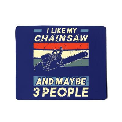 Chainsaw Carving Carpentry Joiner Cabinet Woodworking Mousepad