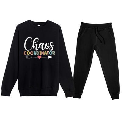 Chaos Coordinator Premium Crewneck Sweatsuit Set