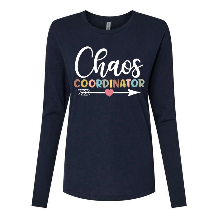 Chaos Coordinator Womens Cotton Relaxed Long Sleeve T-Shirt