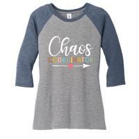 Chaos Coordinator Women's Tri-Blend 3/4-Sleeve Raglan Shirt