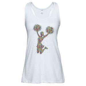 Cheer Cheerleading Cheerleader  Squad Team Ladies Essential Flowy Tank