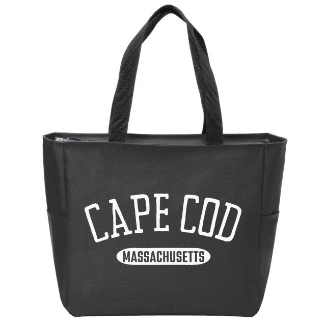 Cape Cod Classic Style Cape Cod Massachusetts MA Zip Tote Bag
