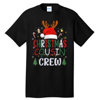 Cousin Crew Christmas Santa Squad Reindeer Party Tall T-Shirt