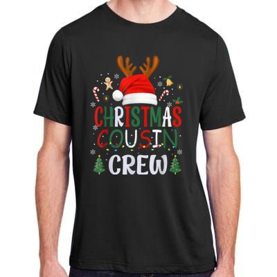 Cousin Crew Christmas Santa Squad Reindeer Party Adult ChromaSoft Performance T-Shirt