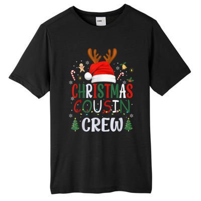 Cousin Crew Christmas Santa Squad Reindeer Party Tall Fusion ChromaSoft Performance T-Shirt