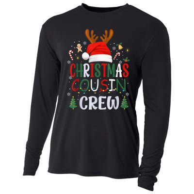 Cousin Crew Christmas Santa Squad Reindeer Party Cooling Performance Long Sleeve Crew