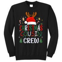 Cousin Crew Christmas Santa Squad Reindeer Party Tall Sweatshirt