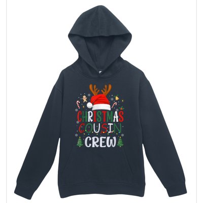 Cousin Crew Christmas Santa Squad Reindeer Party Urban Pullover Hoodie