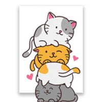 Cat Cats Cute Kitty Pile Anime Kawaii Neko Poster