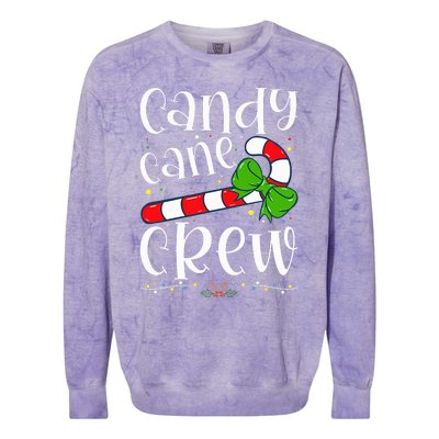 Candy Cane Crew Funny Christmas Candy Lover Xmas Colorblast Crewneck Sweatshirt