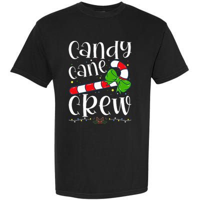 Candy Cane Crew Funny Christmas Candy Lover Xmas Garment-Dyed Heavyweight T-Shirt