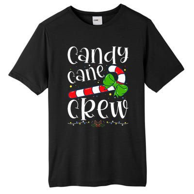 Candy Cane Crew Funny Christmas Candy Lover Xmas Tall Fusion ChromaSoft Performance T-Shirt