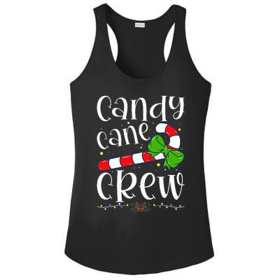 Candy Cane Crew Funny Christmas Candy Lover Xmas Ladies PosiCharge Competitor Racerback Tank