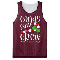 Candy Cane Crew Funny Christmas Candy Lover Xmas Mesh Reversible Basketball Jersey Tank