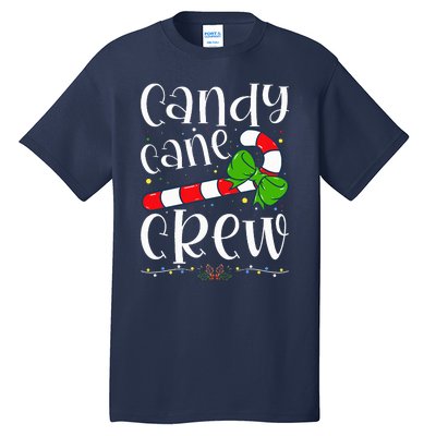 Candy Cane Crew Funny Christmas Candy Lover Xmas Tall T-Shirt